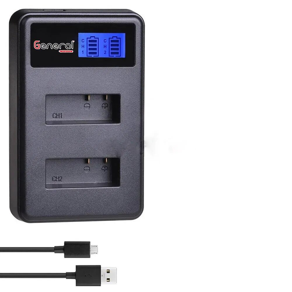 general Charger for LP-E6 battery Compatible with Canon