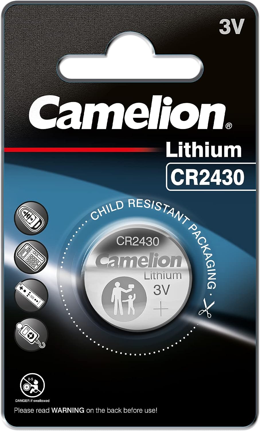 Camelion 3V CR2430 Lithium Button Cell