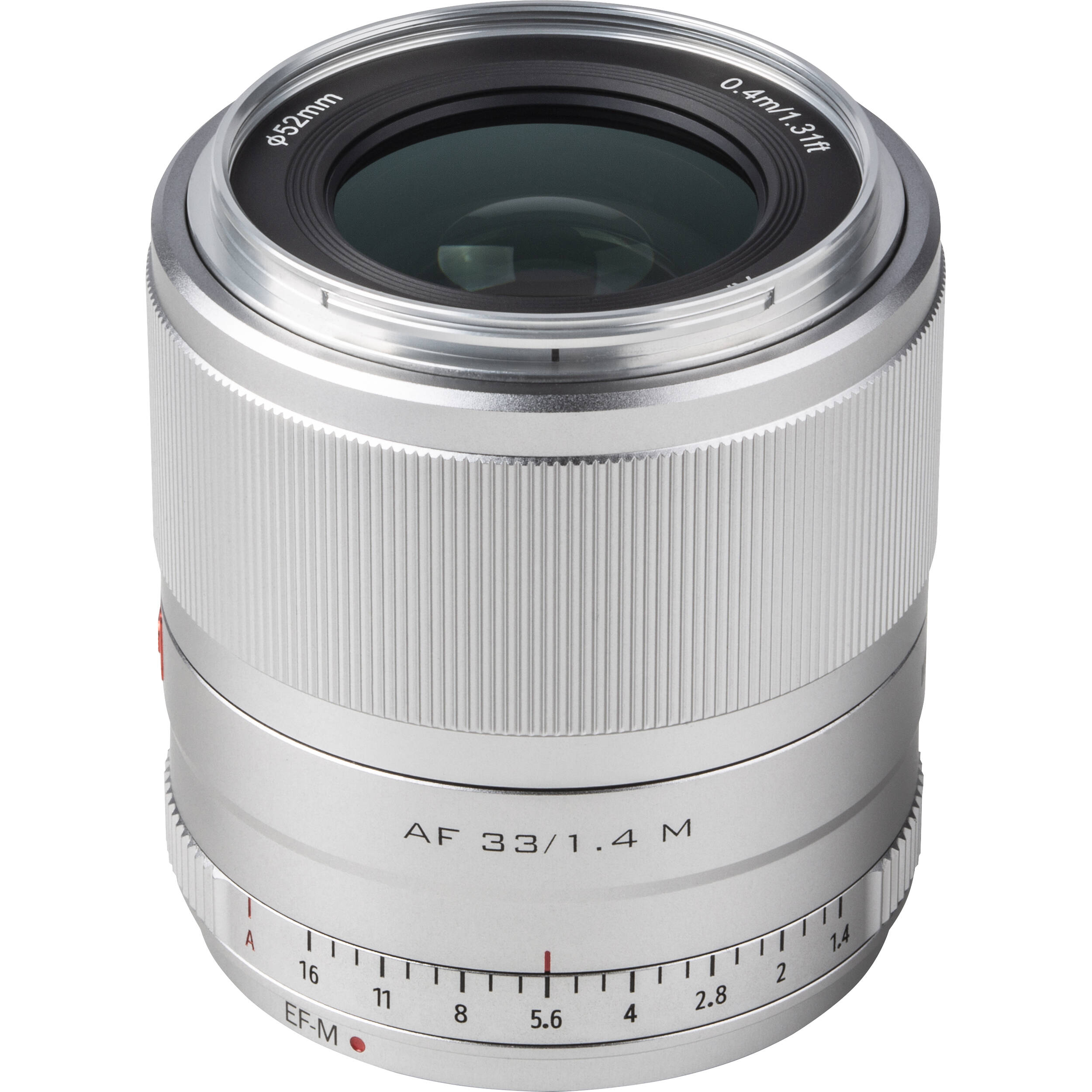 Viltrox AF 33mm f/1.4 M Lens for Canon EF-M (Silver)