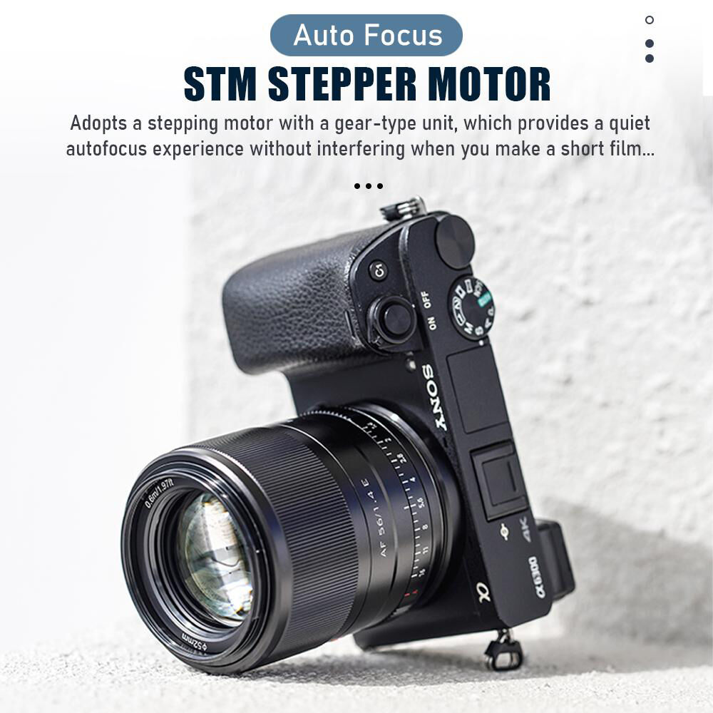 Viltrox AF 56mm f/1.4 E Lens for Sony E (Black) (Black)