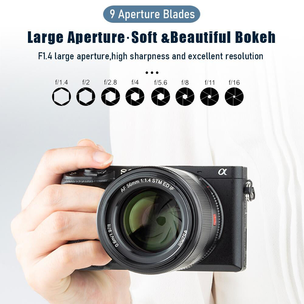 Viltrox AF 56mm f/1.4 E Lens for Sony E (Black) (Black)