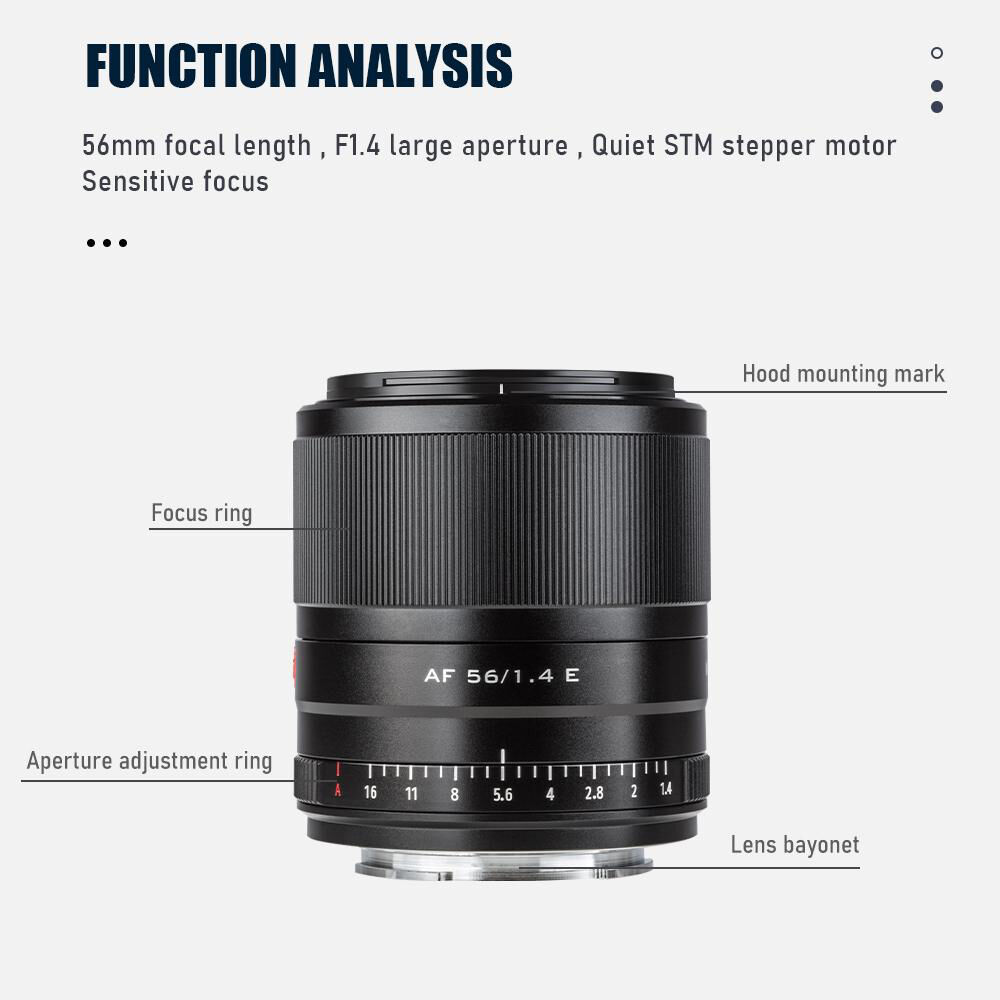 Viltrox AF 56mm f/1.4 E Lens for Sony E (Black) (Black)
