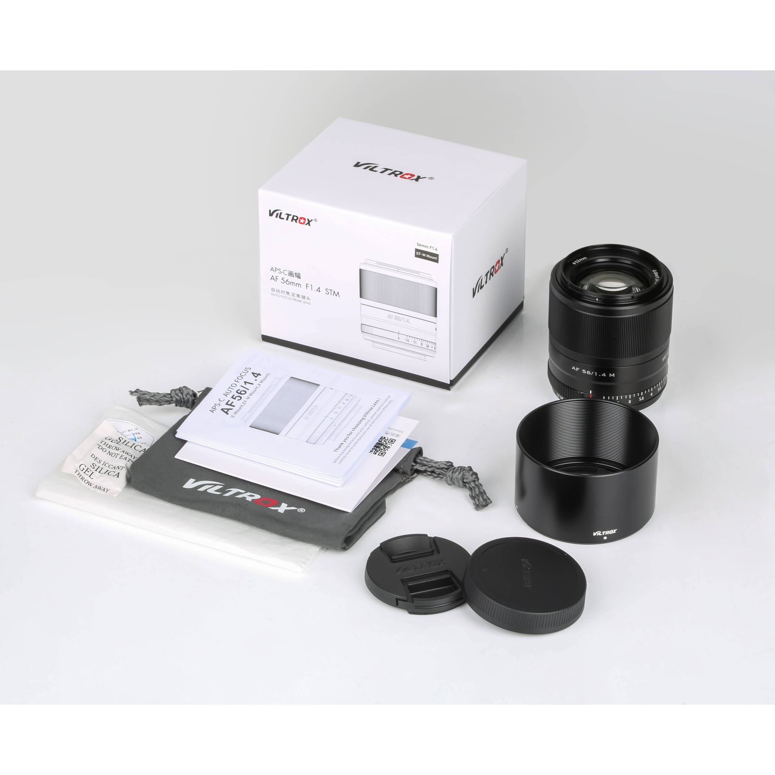 Viltrox AF 56mm f/1.4 M Lens for Canon EF-M (Black)