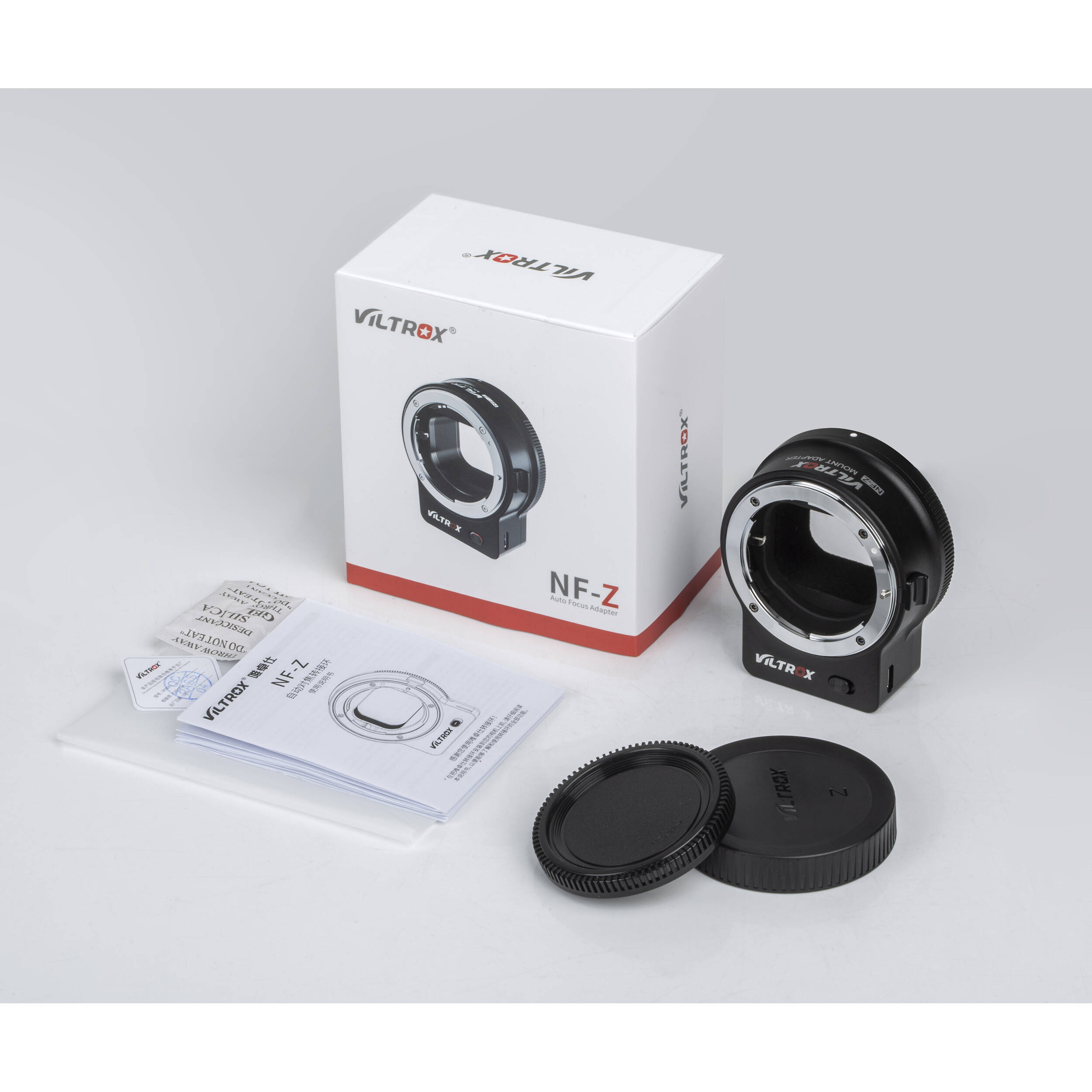OLBAC | VILTROX NF-Z AF F-mount to Nikon Z Adapter EXIF Transmission VR ...