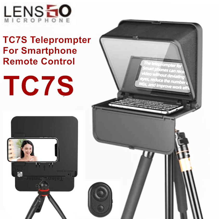 LENSGO TC7S Portable Teleprompter for Smartphones