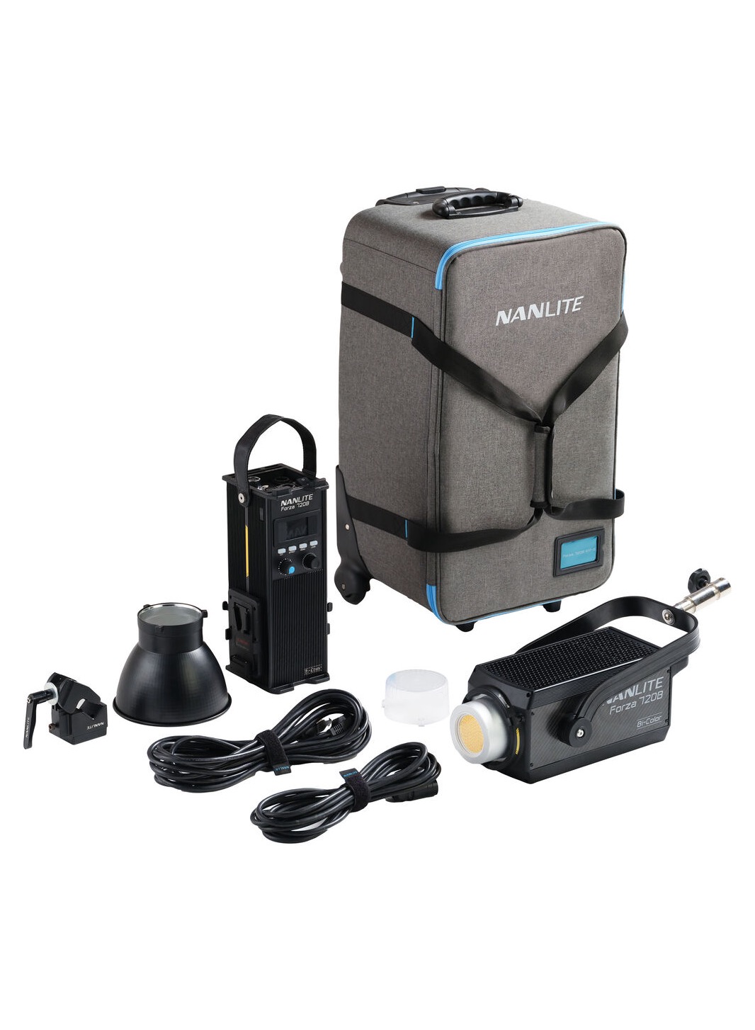 Nanlite Forza 720B Bi-Color LED Monolight with Rolling Case