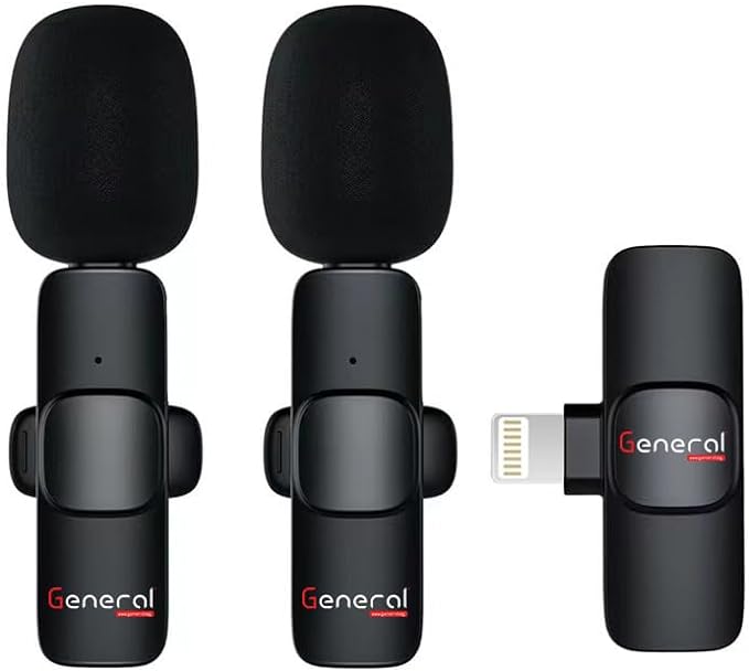 General K10 K2 Lavalier Microphone IPHONE