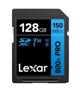 Lexar SD 800 PRO 150MB 128GB V30