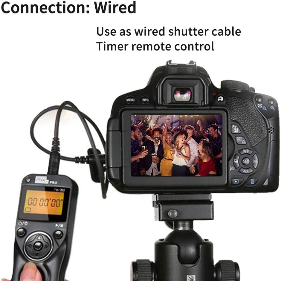 Pixel TW-283 DC2 Wireless Shutter Remote Release Control Intervalometer FSK 2.4GHz Compatible for Nikon Digital SLR Cameras
