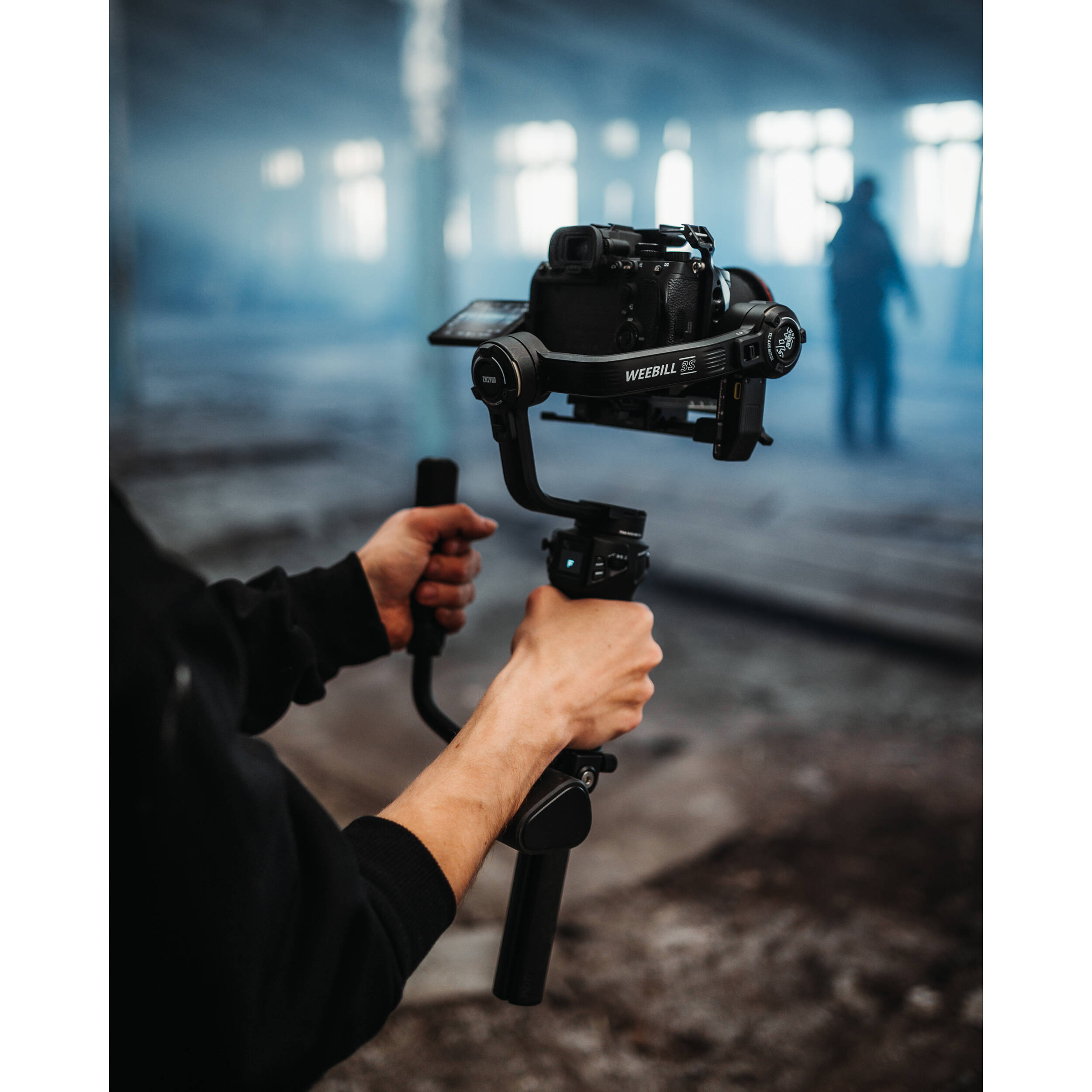 Zhiyun WEEBILL-3 S Handheld Gimbal Stabilizer Combo with Extendable Grip Set and Backpack