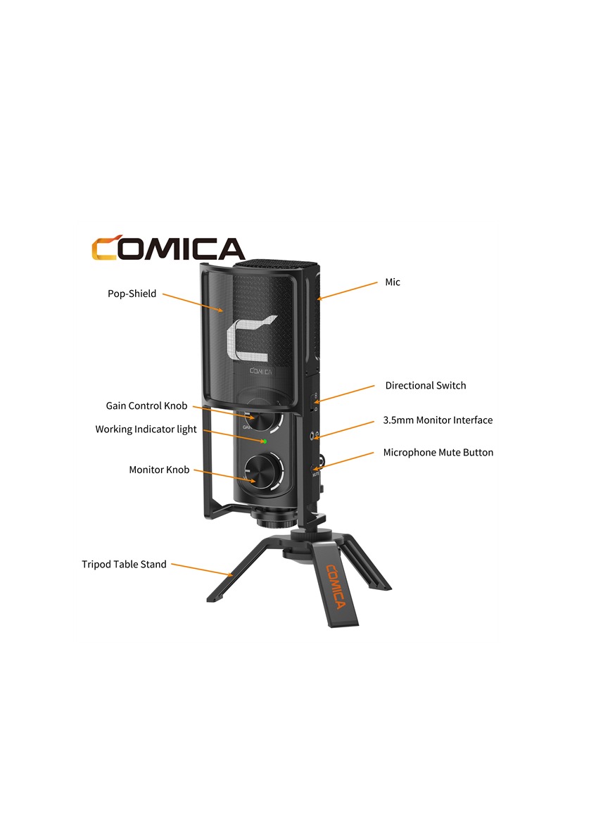 Comica STM USB Cardioid Condenser Microphone
