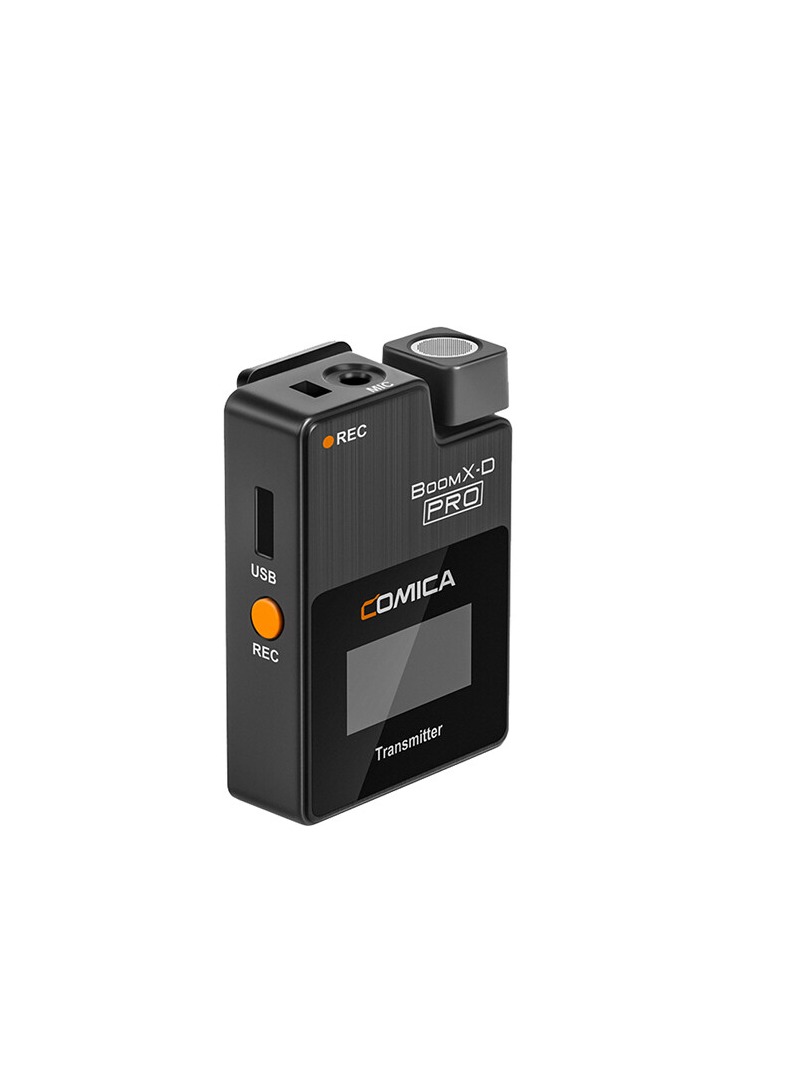 Comica Audio BoomX-D PRO D2 Ultracompact 2-Person Digital Wireless Microphone (Black)