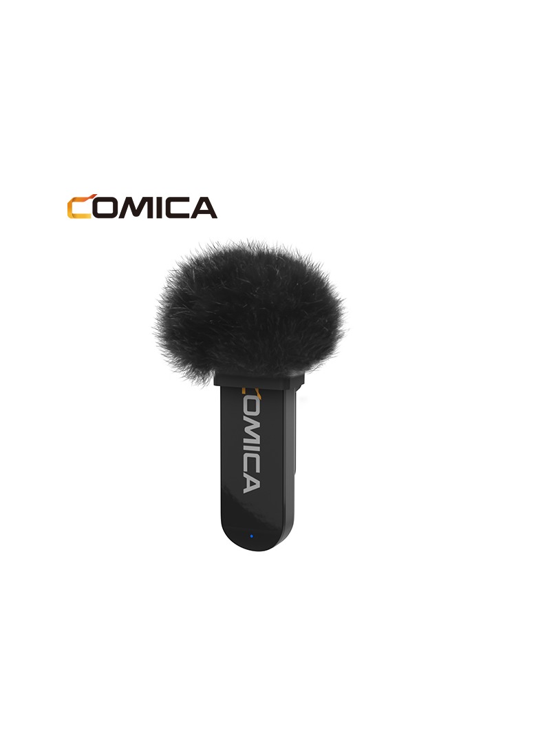 Comica Vimo S-MI Dual Mini Wireless Microphone IPHONE (BLACK) (Black)