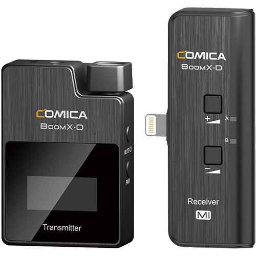 Comica Audio BoomX-D MI1 Ultracompact Wireless Microphone System for iphone