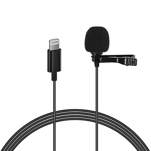 Comica Audio CVM-V01SP(MI) Omnidirectional Lavalier Microphone for iphone (Black)