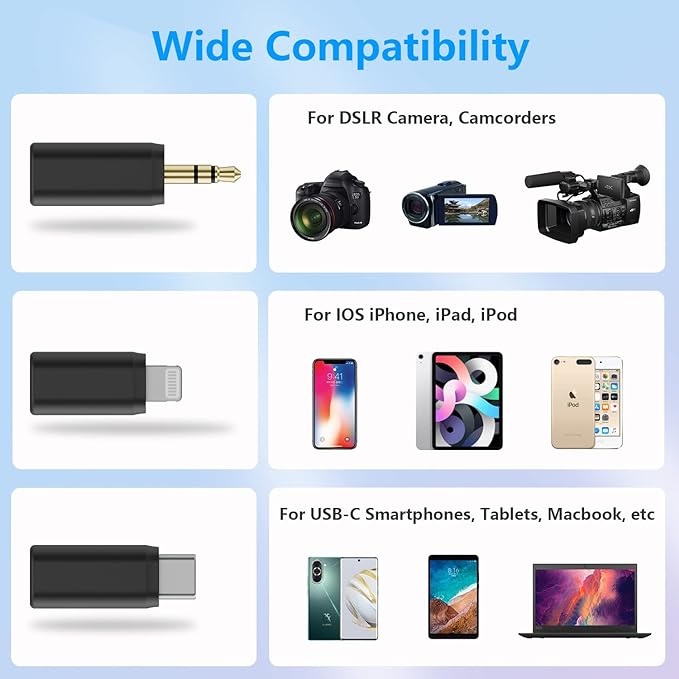 BOYA BOYALINK Wireless Lavalier Microphone for iPhone/Android/Camera (Black)