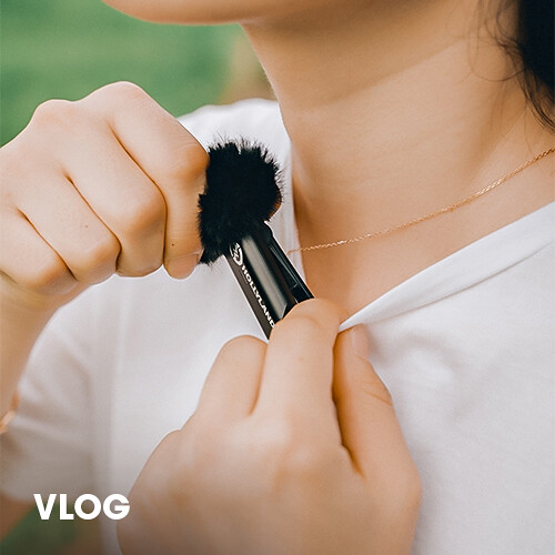 Wireless Microphone Lark M1 DUO Black Camera (Black)