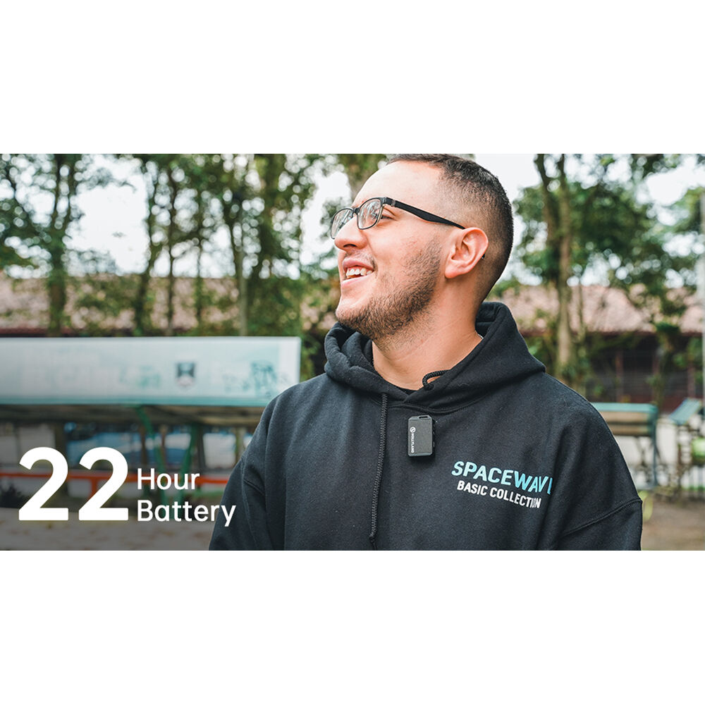 Hollyland LARK MAX Duo 2-Person Wireless Microphone System (2.4 GHz, Black) (Black)