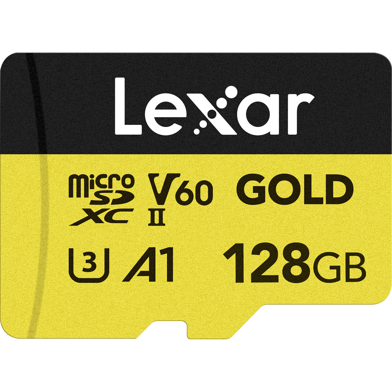 Lexar Professional GOLD UHS-II microSDXC Memory Card(128G) (Gold)