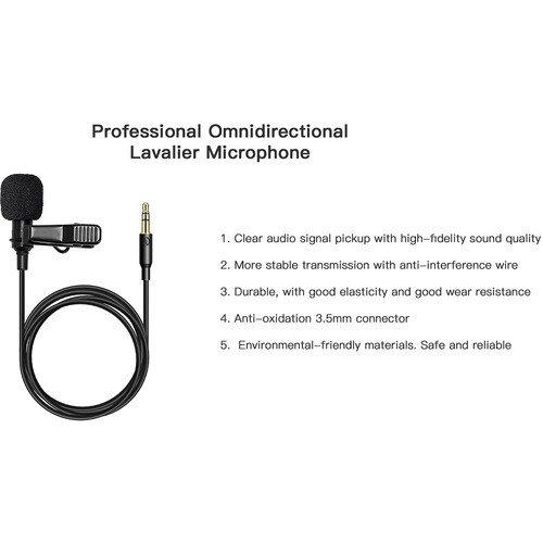 Hollyland HL-OLM01 Omnidirectional Lavalier Microphone