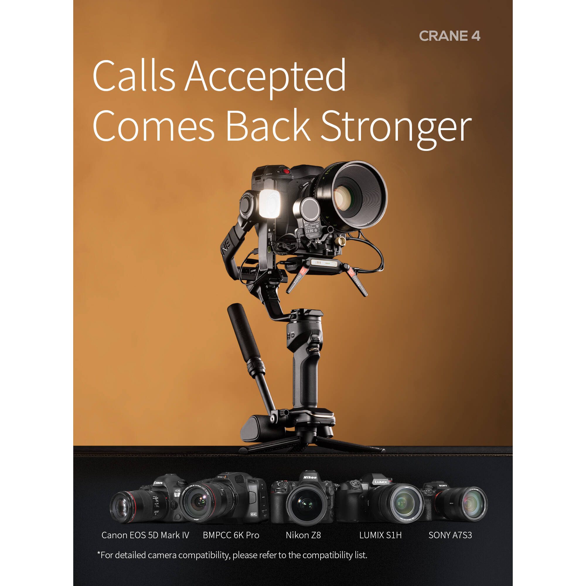 Zhiyun CRANE 4 Handheld Gimbal Stabilizer