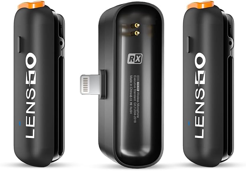 LENSGO 518C Wireless mini Lavalier Microphone iphone with 5 Colors