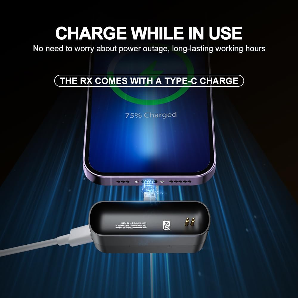 LENSGO 518C Wireless mini Lavalier Microphone iphone with 5 Colors