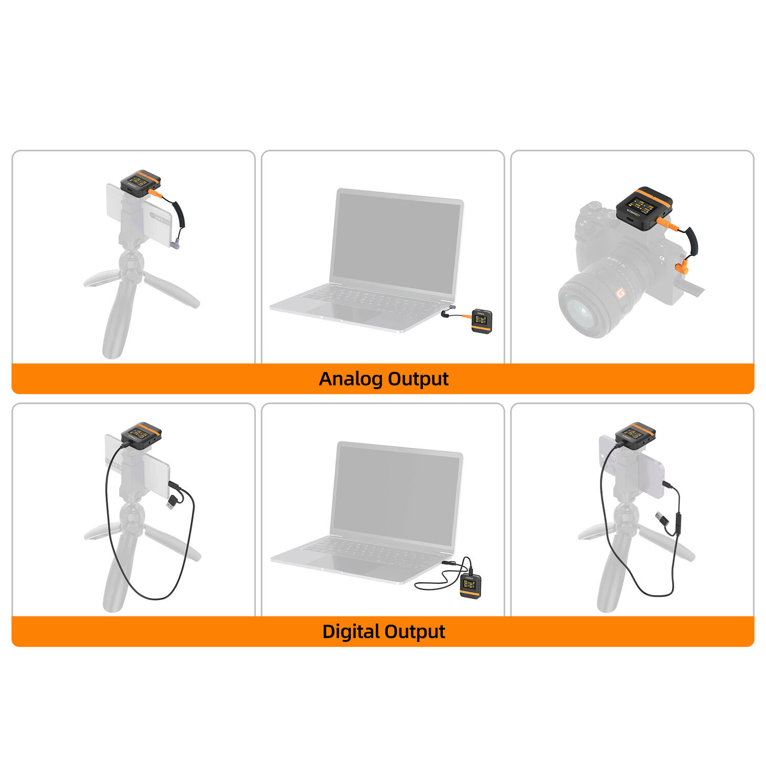 Comica Audio Vimo Q K4-Person Wireless Microphone System for Cameras & Smartphones (Black)