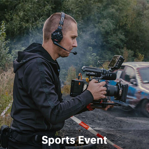 Hollyland Solidcom C1-8S Full-Duplex Wireless DECT Intercom System with 8 Headsets (1.9 GHz)