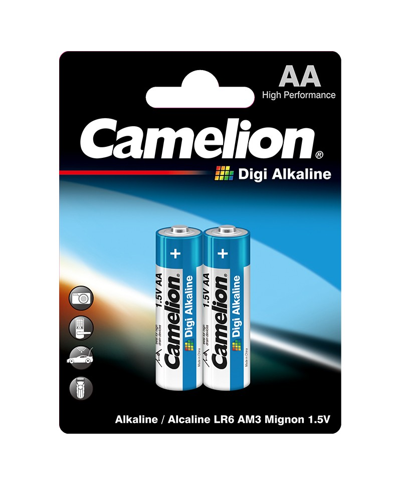 Camelion LR 6 AA Mignon Digi Alkaline Battery (Pack of 2)
