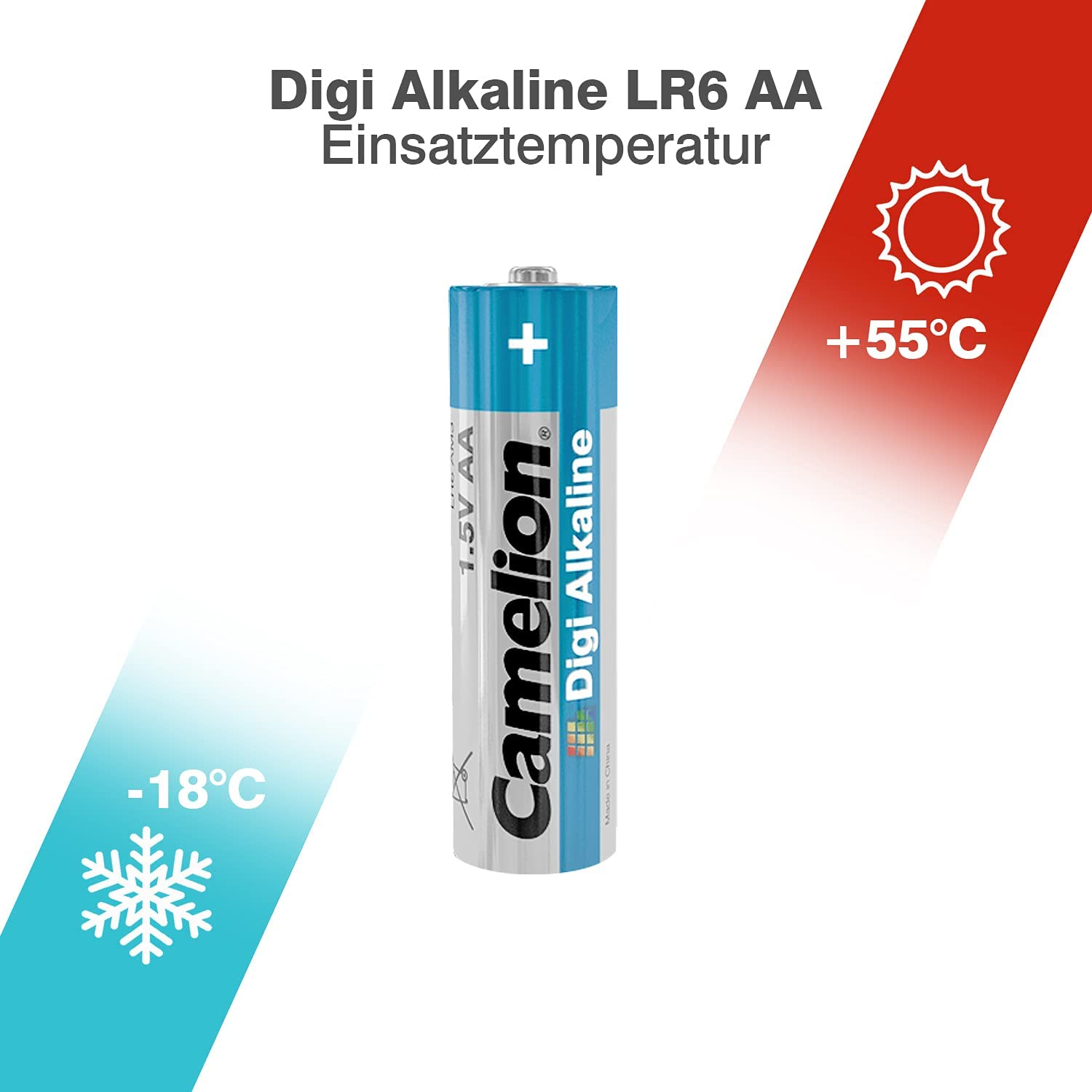 Camelion LR 6 AA Mignon Digi Alkaline Battery (Pack of 2)