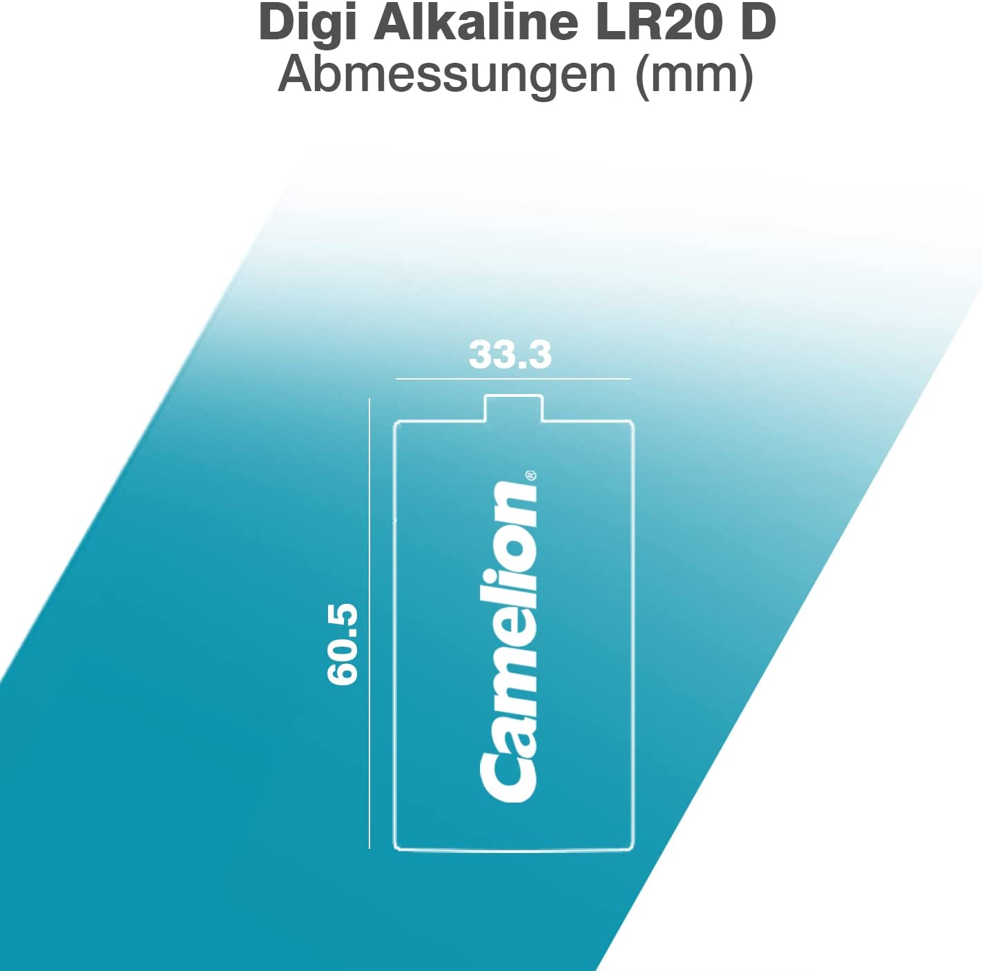 Camelion LR 20 D Mono Digi Alkaline Battery (Pack of 2)