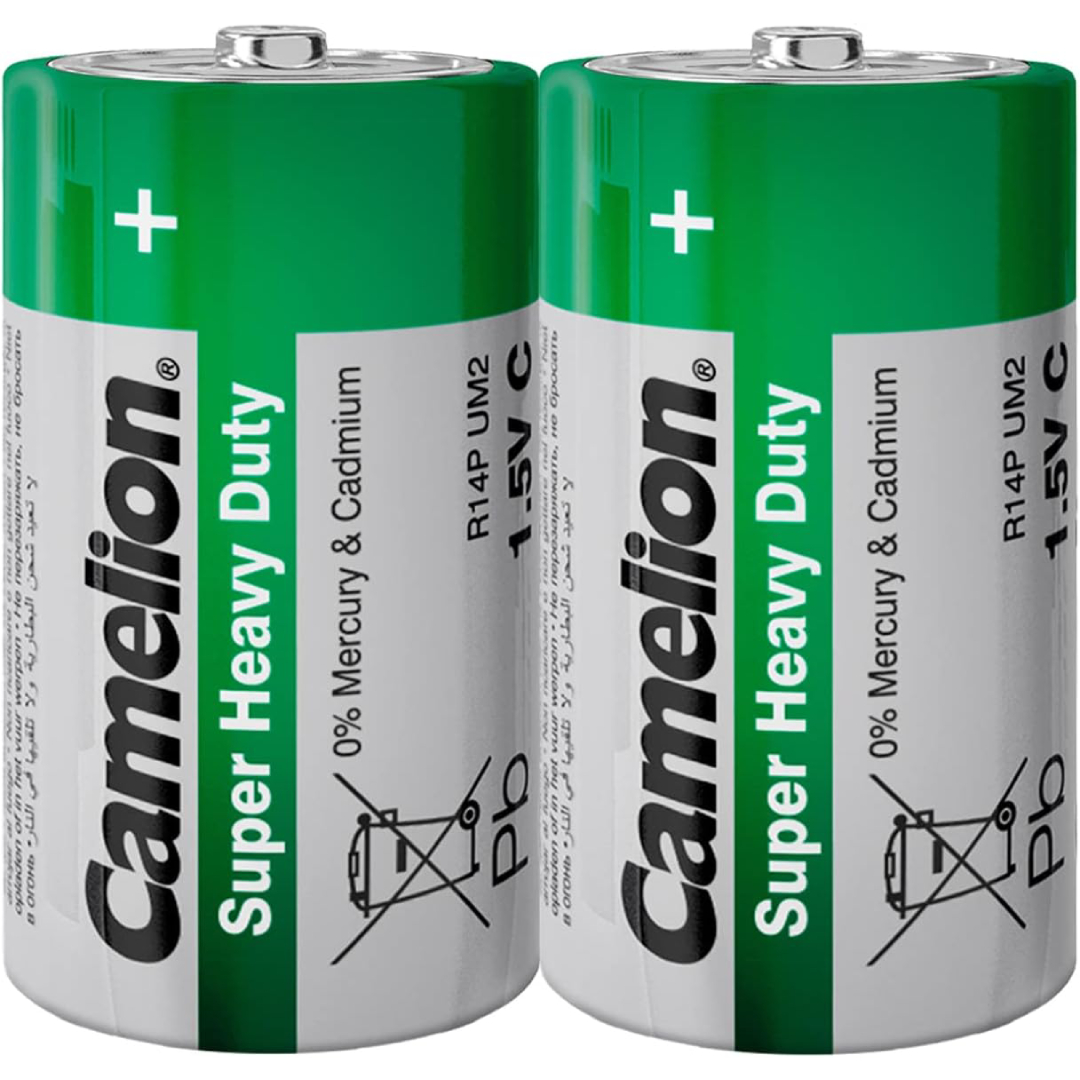 Camelion SHD C Batteries R14 / Baby / 2 Pack Shrink Packaging
