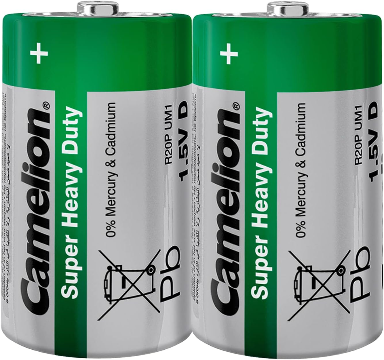 Camelion R20 D Mono SHD Battery (Pack of 2) Shrink