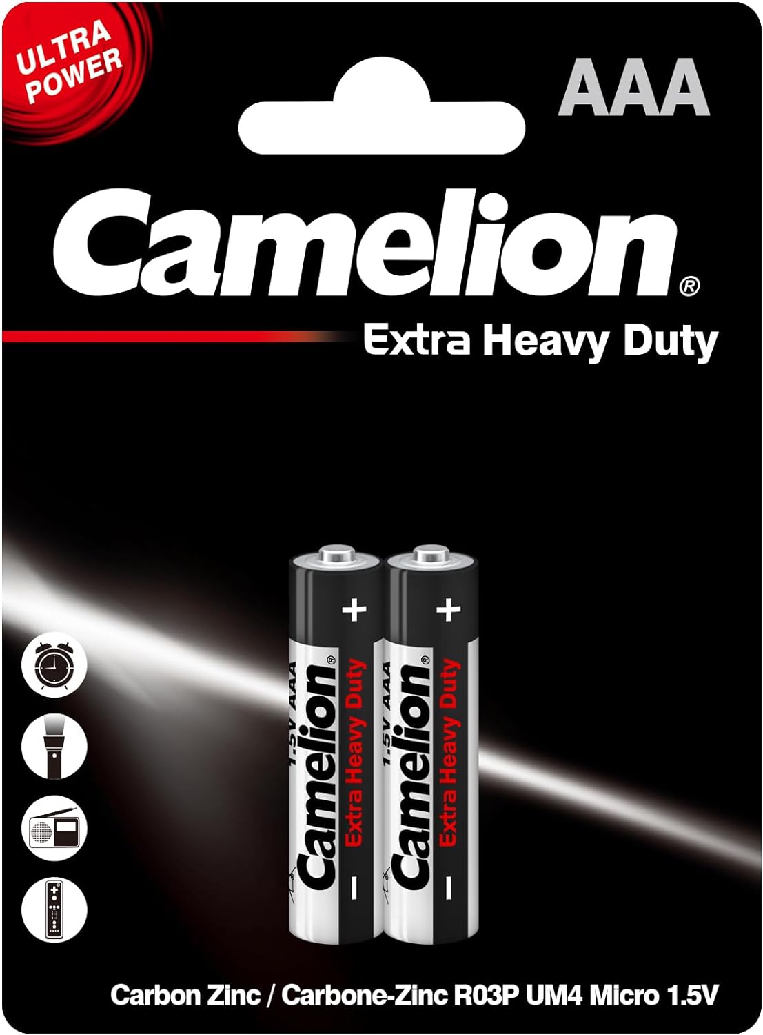 Camelion AAA Extra Heavy Duty Battery 2er Pack