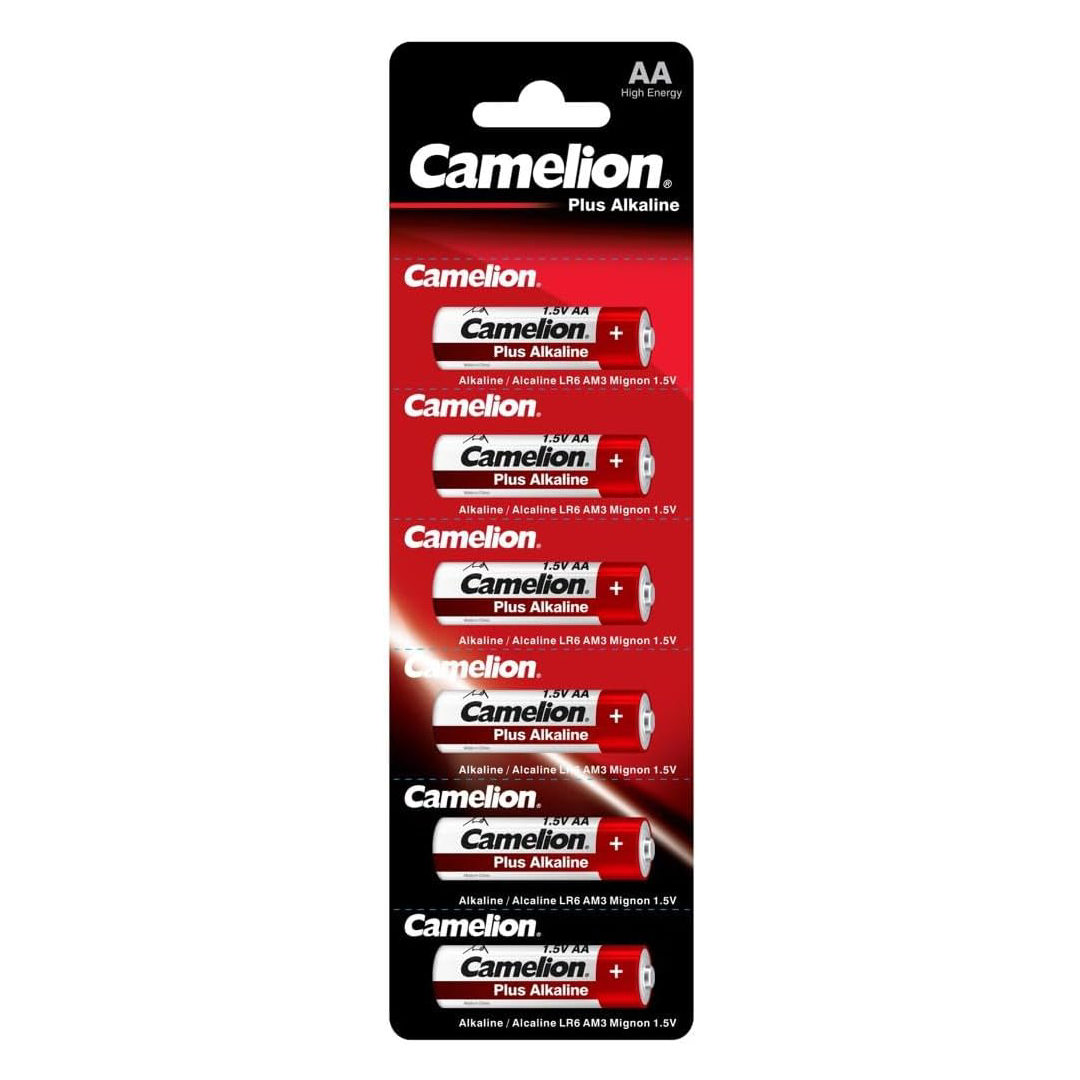 Camelion LR 6 AA Plus Alkaline Battery (Pack of 6)