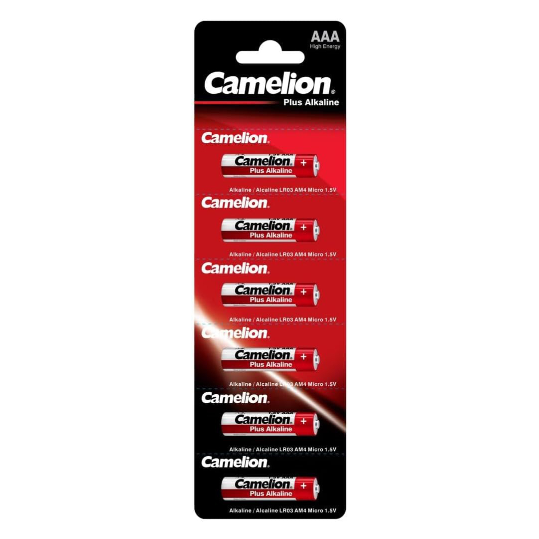 Camelion AAA Plus Alkaline Battery (Pack of 6)