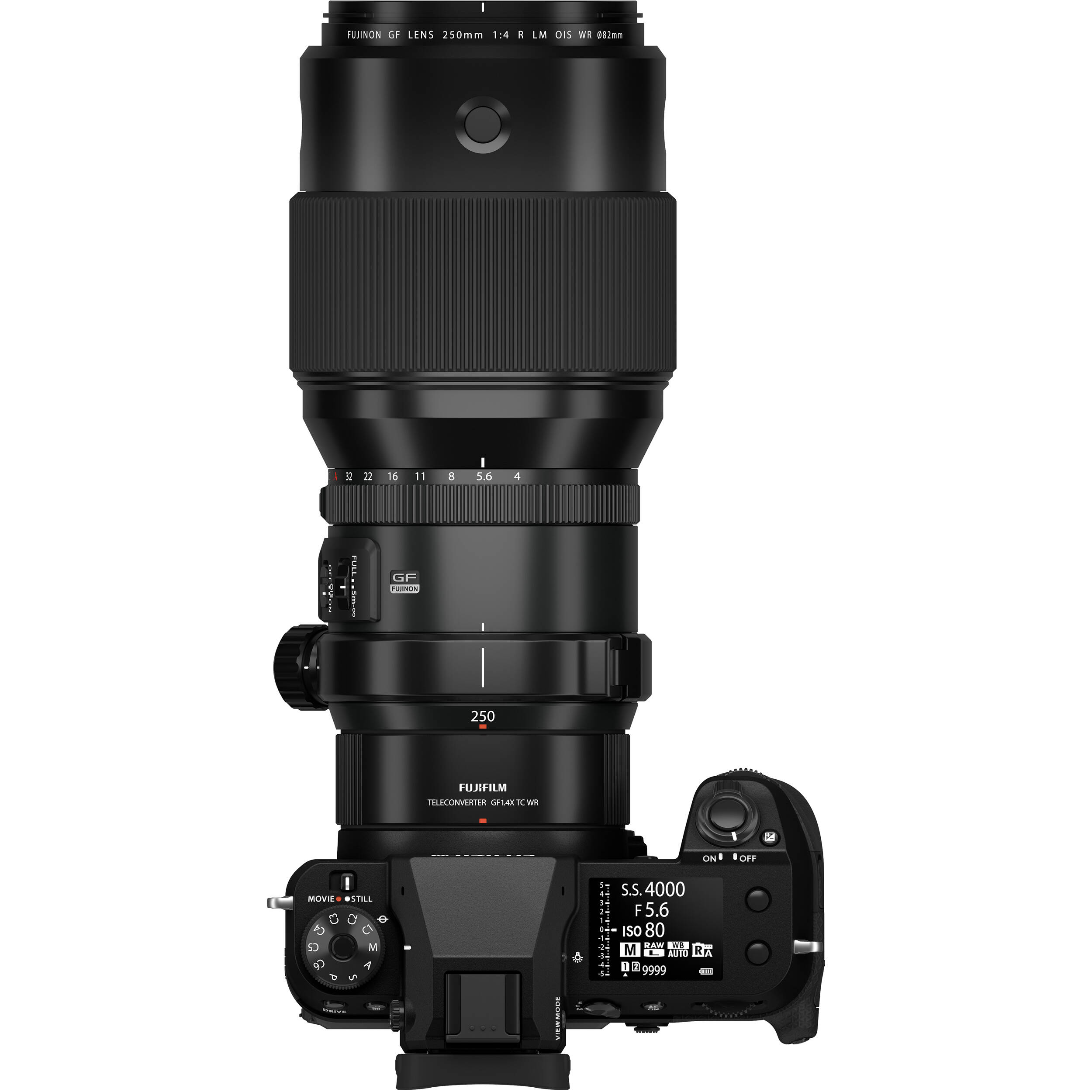 FUJIFILM GFX 100S II Medium Format Mirrorless Camera (Black)