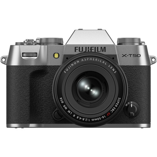 FUJIFILM X-T50 Mirrorless Camera with XF 16-50mm f/2.8-4.8 Lens (Silver) (Silver)