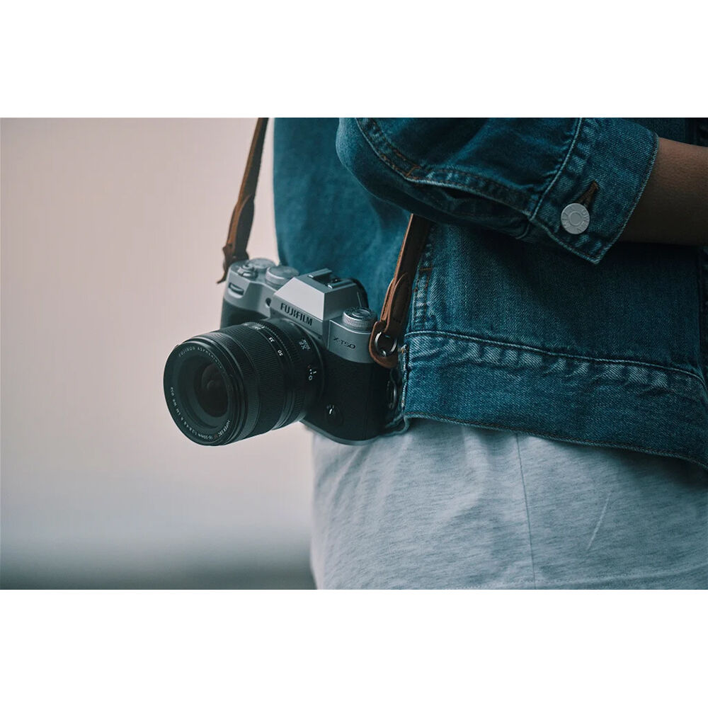 FUJIFILM X-T50 Mirrorless Camera with XF 16-50mm f/2.8-4.8 Lens (Silver) (Silver)