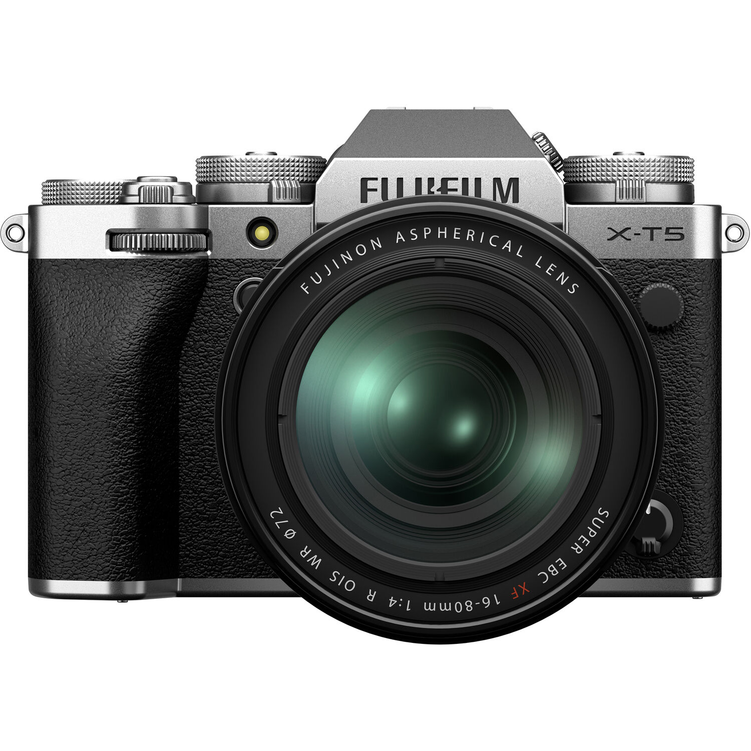 FUJIFILM X-T5 Mirrorless Camera with 16-80mm Lens (Silver) (Silver)