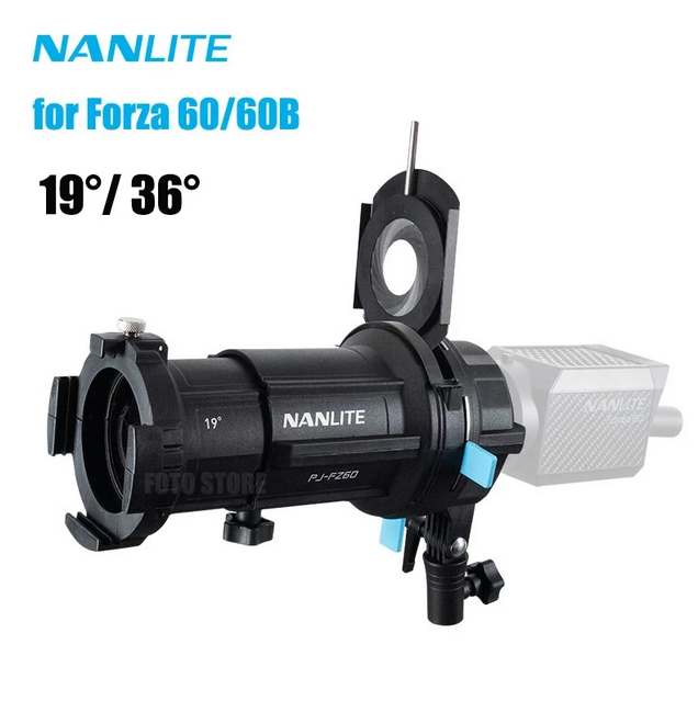 Nanlite Projector Mount for Forza 60 and 60B LED Monolights (19°) (Black)