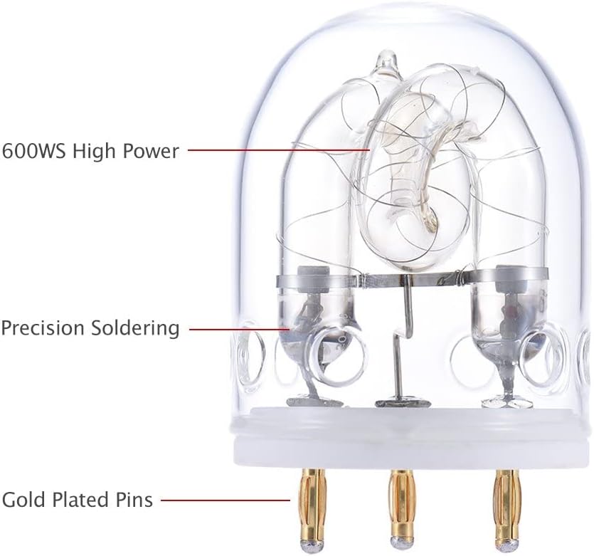 Godox 600W Flash Tube Bare Bulb for Godox Witstro Speedlite AD600 AD600BM