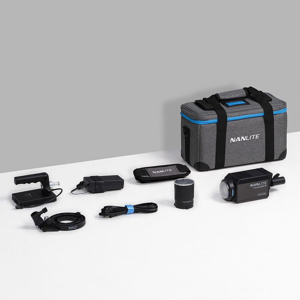 Nanlite Forza 60CR RGBLAC LED Spotlight with CRMX Kit