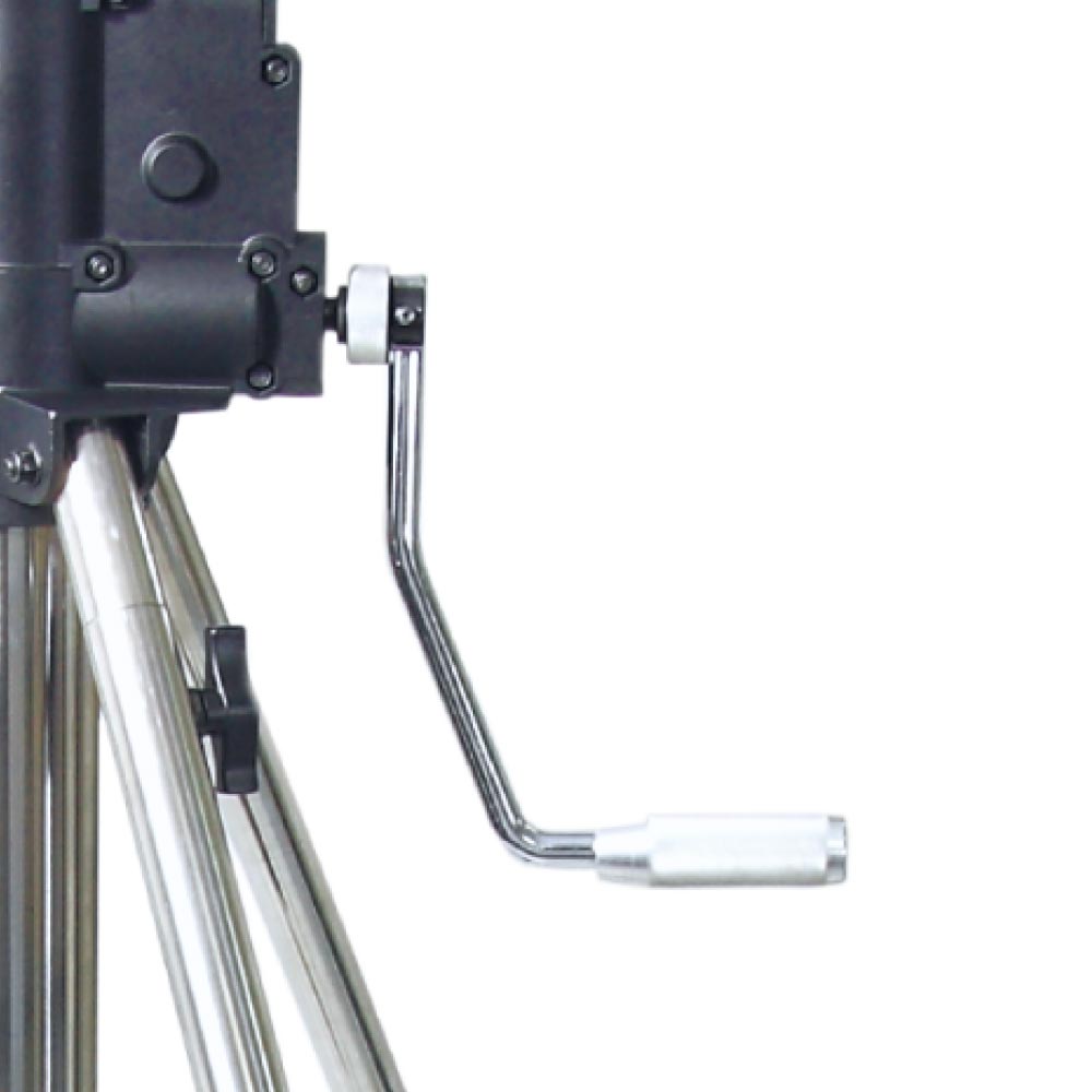 KUPO 484 HEAVY DUTY WIND-UP STAINLESS STEEL STAND(CENTER TUBE&LEG)