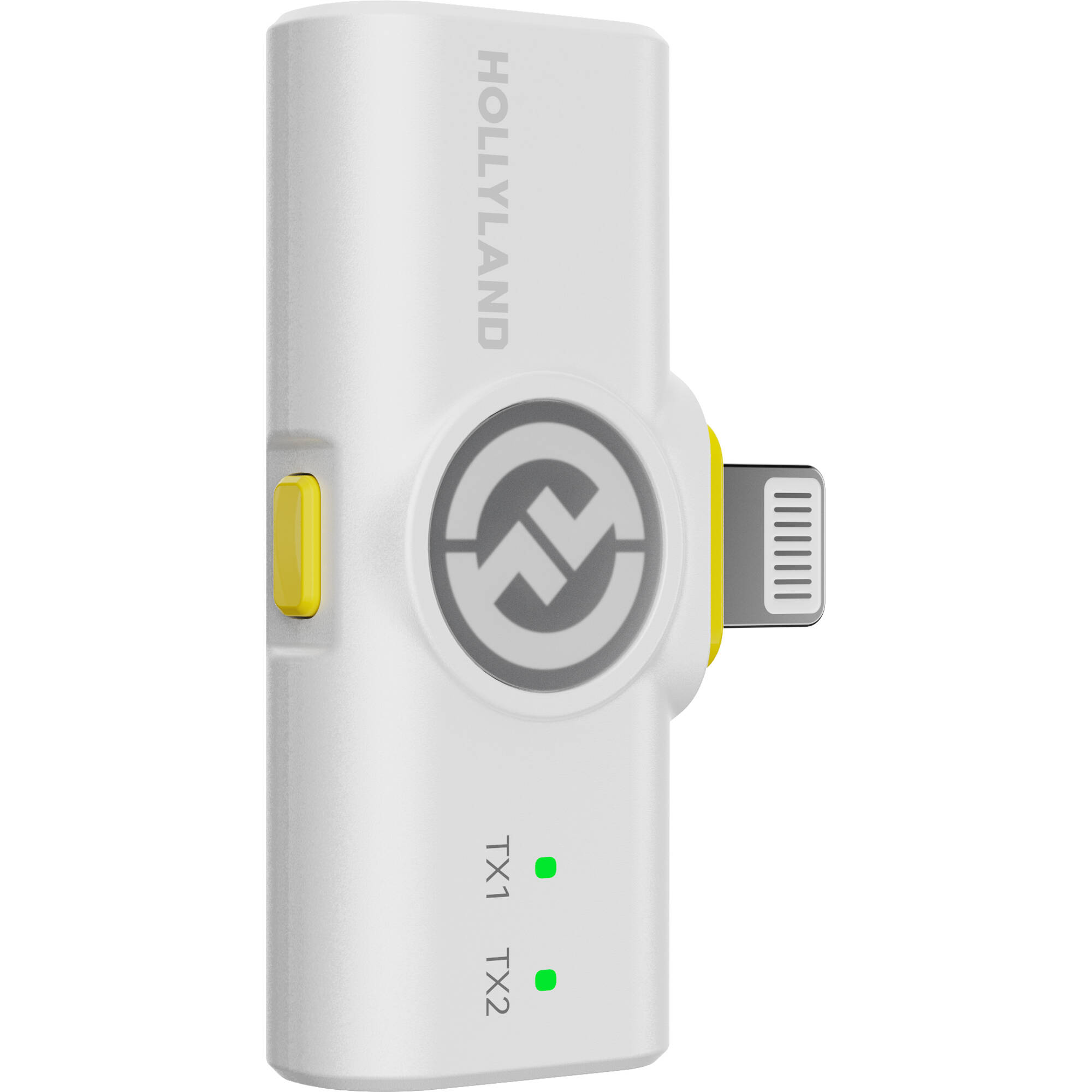 Hollyland LARK M2 DUO 2-Person Wireless Combo Microphone System (2.4 GHz, Ivory White) (White)