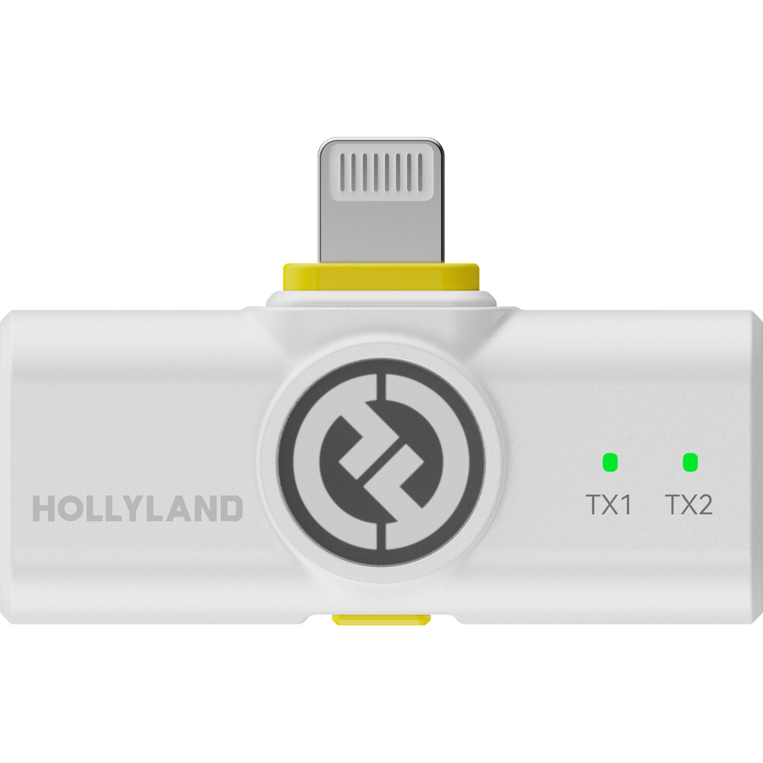 Hollyland LARK M2 DUO 2-Person Wireless Combo Microphone System (2.4 GHz, Ivory White) (White)