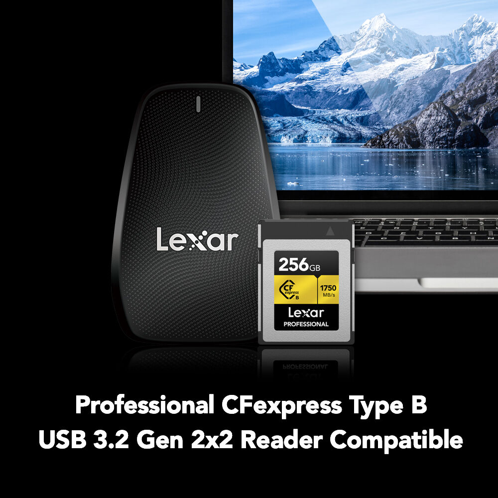 Lexar 256GB Professional CFexpress Type B Card GOLD Series