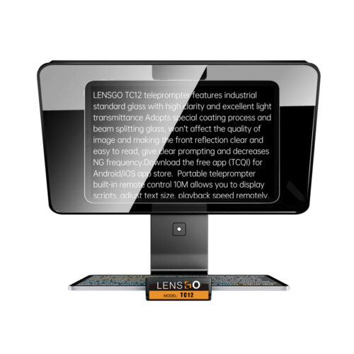 LENSGO TC12 Portable Teleprompter 12.9″