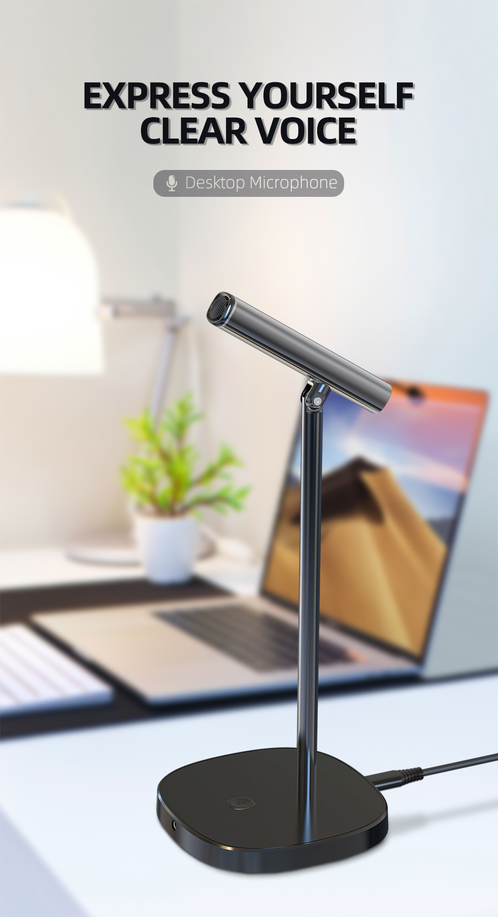 GM9 General Condenser Microphone (Black)